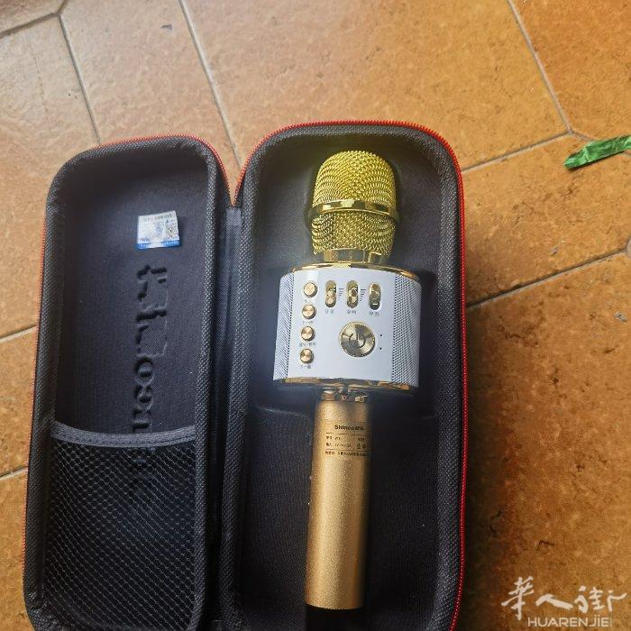 K歌自带小音箱麦克风可链接蓝牙手机唱歌