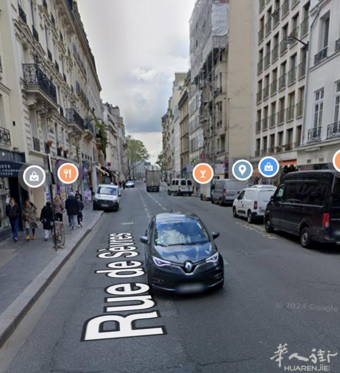6区近Vaneau 餐馆空店租 rue de Sèvres, 有烟囱 总70平米