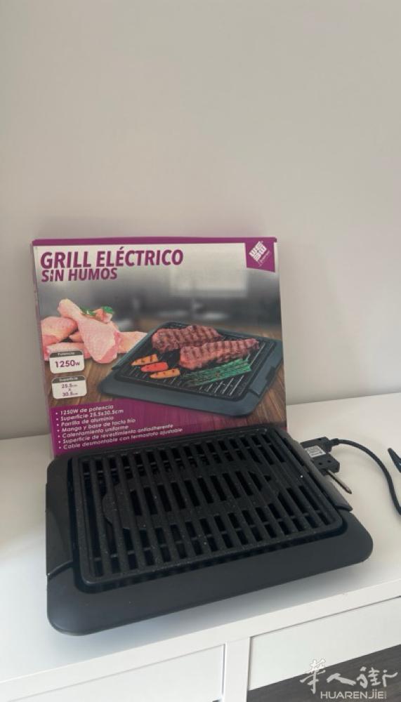 BBQ烤盘插电可使用 买来只用过一次 准备回国 质量好便宜出
