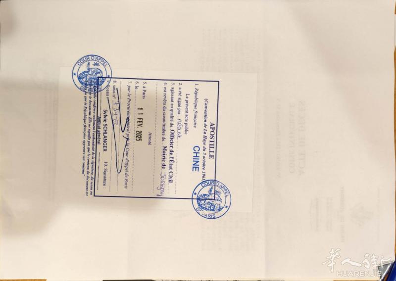 办理各类回国使用文件的海牙认证（附加证明书）手续