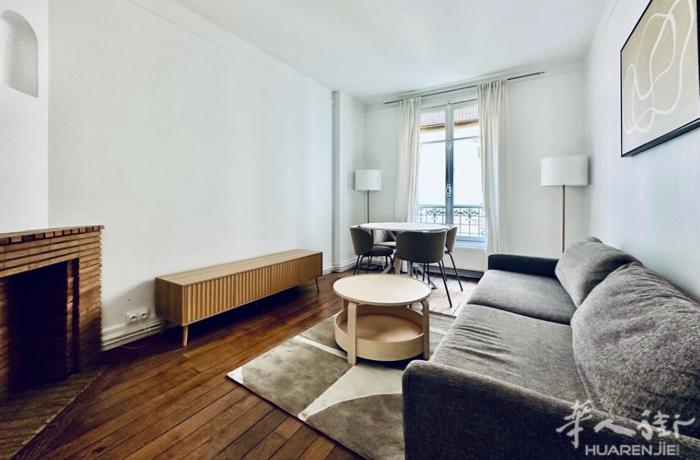 巴黎7区39平精装一室一厅，Rue Pierre Leroux，近地铁10号13