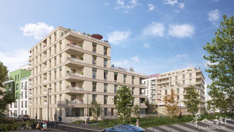 93省Aubervilliers河边新楼盘 近地铁12号线和RER B线