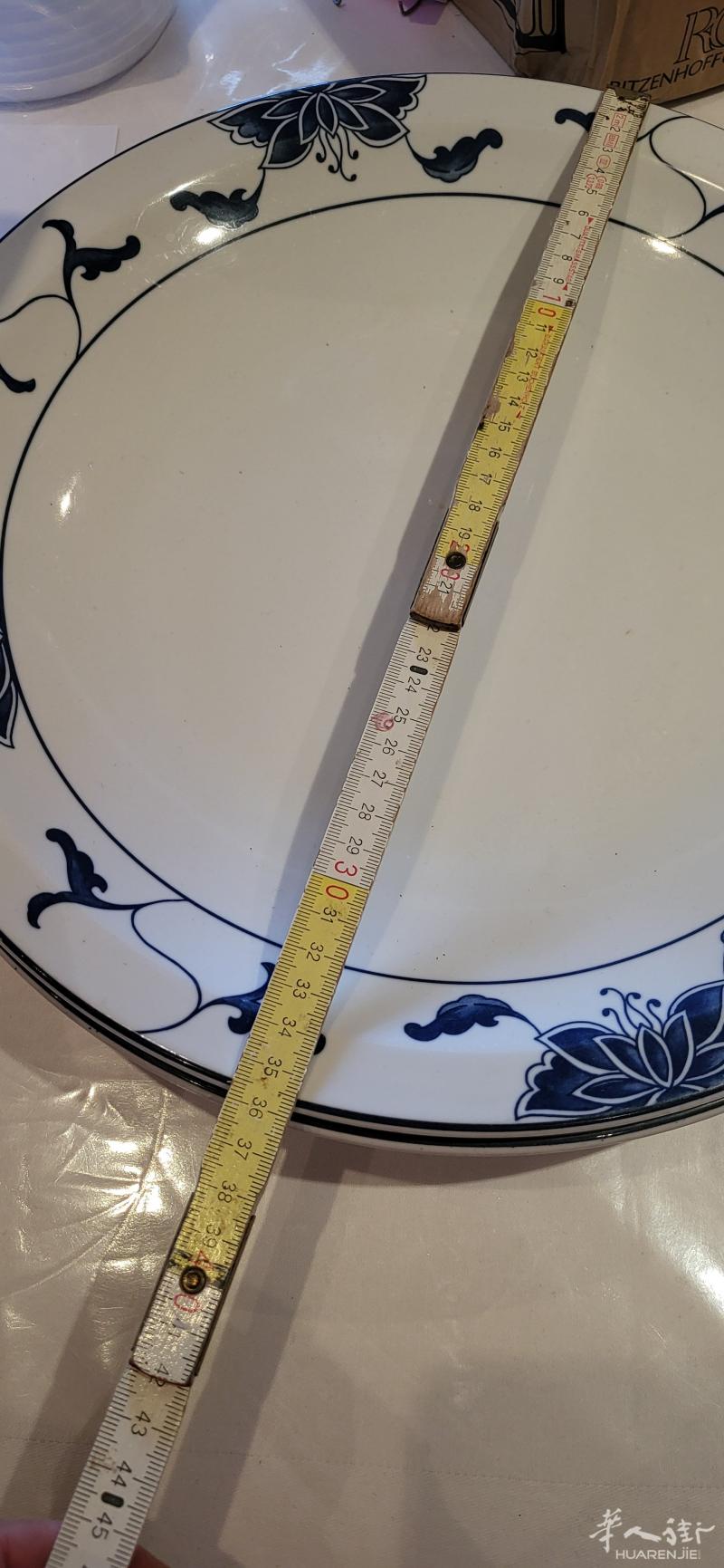 大同兰花圆盘 36cm  二个