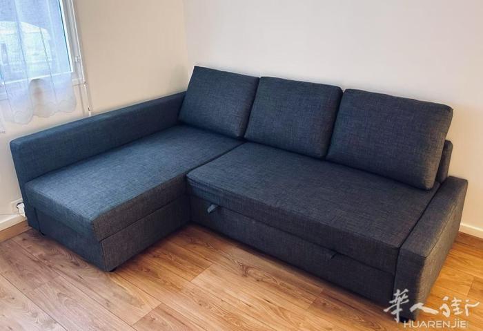 出一个9成新沙床 Ikea FRIHETEN 19区belleville自取25