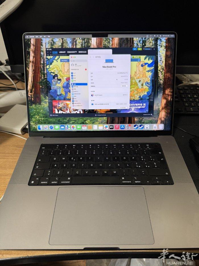 出一台Macbook pro 16寸 M1 Pro 2021款 16gb 512