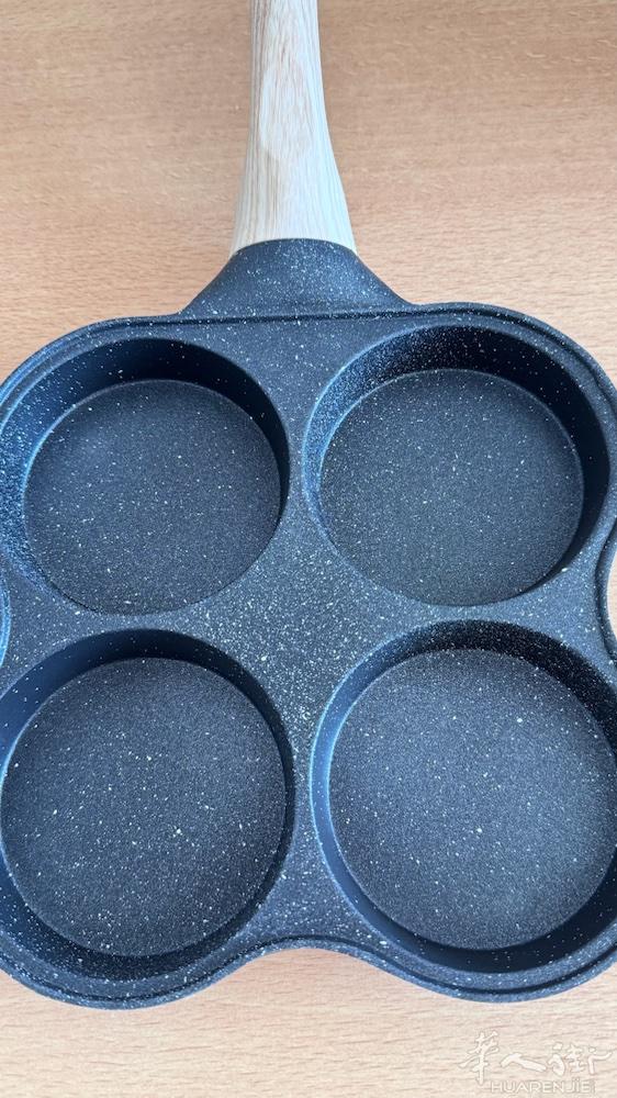从国内买的煎蛋🍳锅，因我家是电器灶结果不能用，但煤气灶可用我家没有🙂‍↔️只
