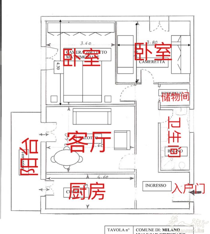 米兰地铁四号线 Gelsomini 地铁口 36万