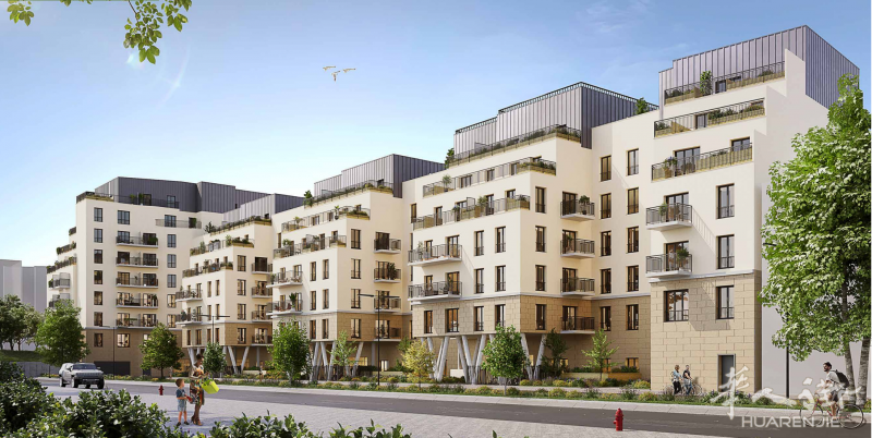 🎊钜惠来袭➕TVA5,5%🔥🏠大巴黎93省AUBERVILLIERS新房🏡紧邻小巴黎，公共交通非常便利