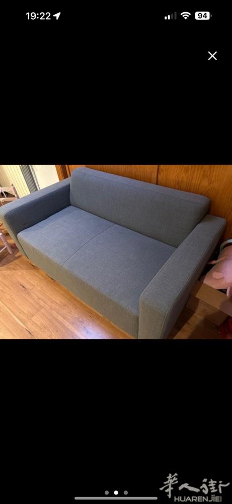 双人沙发  购入ikea  几乎全新