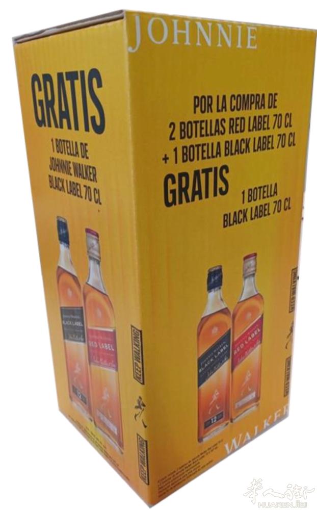 一箱 两瓶 红方70cl  两瓶黑方12年  一箱60 有需要的老板 加微信联系