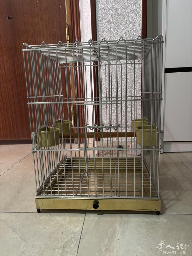铝合金鸟笼，50×40厘米，一次都没用过，低价售出
