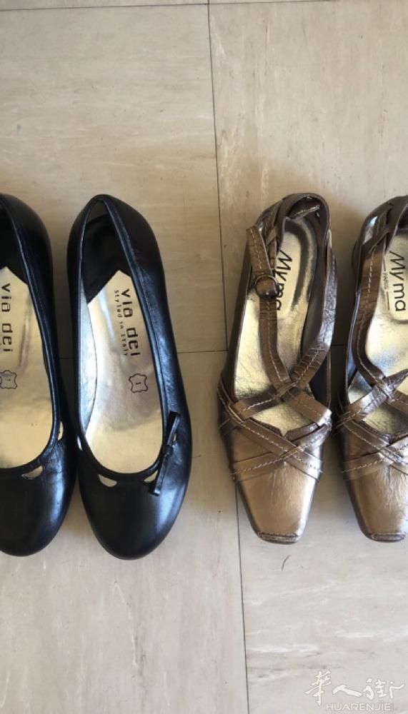 岀全新牛皮女鞋36码39码25€ 一双，有需要请联系谢谢