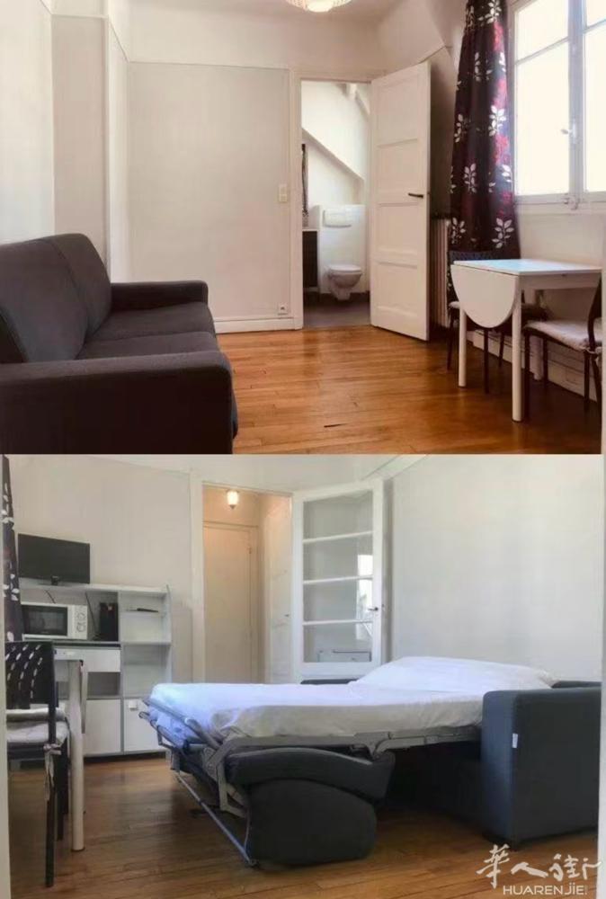 小巴黎9区20平米一居室，地址23, rue turgot 75009。近地铁2