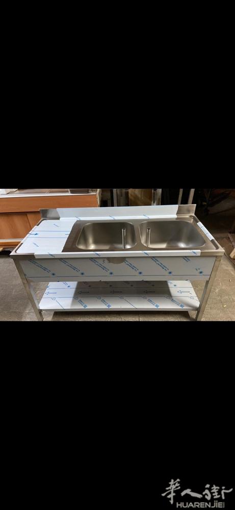 定制不锈钢工作台和水槽，现货供应MADE IN ITALY