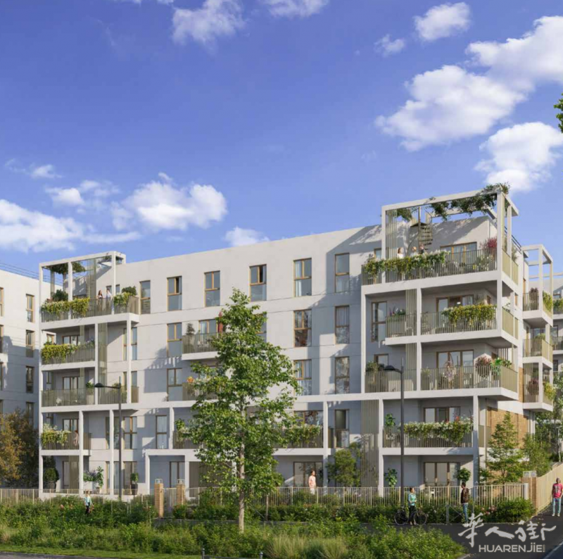 🏠大巴黎92省CHATENAY-MALABRY新盘🏡住宅位于LAVALLÉE生态区的中心地带🏞，在🌸Sceaux樱花公园和森林之间。