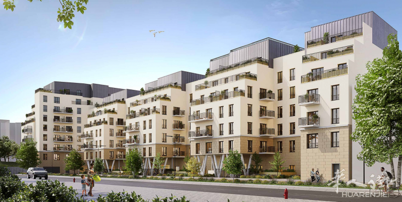 🎊最高25 000💶减免➕TVA 5,5%🔥🏠大巴黎93省AUBERVILLIERS新房🏡紧邻小巴黎，公共交通非常便利，多条🚌公交线路和🚇地铁12