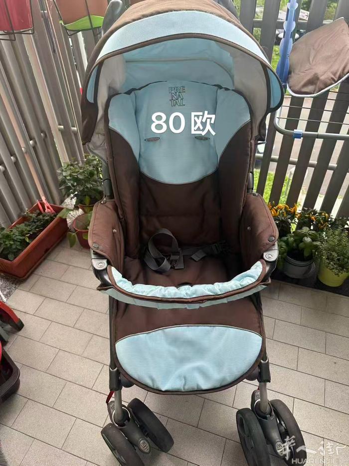 转卖】Prenatal婴儿推车，轻便实用，九成新！ 自提米兰联系电话373826
