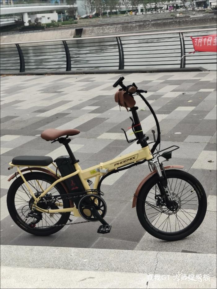 电动自行车一台，没骑多久，48V30A的可折叠，20寸，充满一次电可跑90公里，
