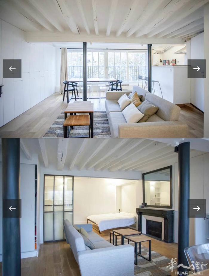 巴黎3区43平公寓，Rue des Filles du Calvaire，楼下就