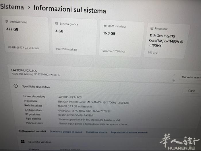 闲置笔记本，使用很少，基本刚买来玩两月。 padova /vicenza 可送。