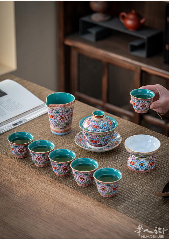 高端茶具50一套处理，还有50套不同款，带茶盘，微信扫一扫