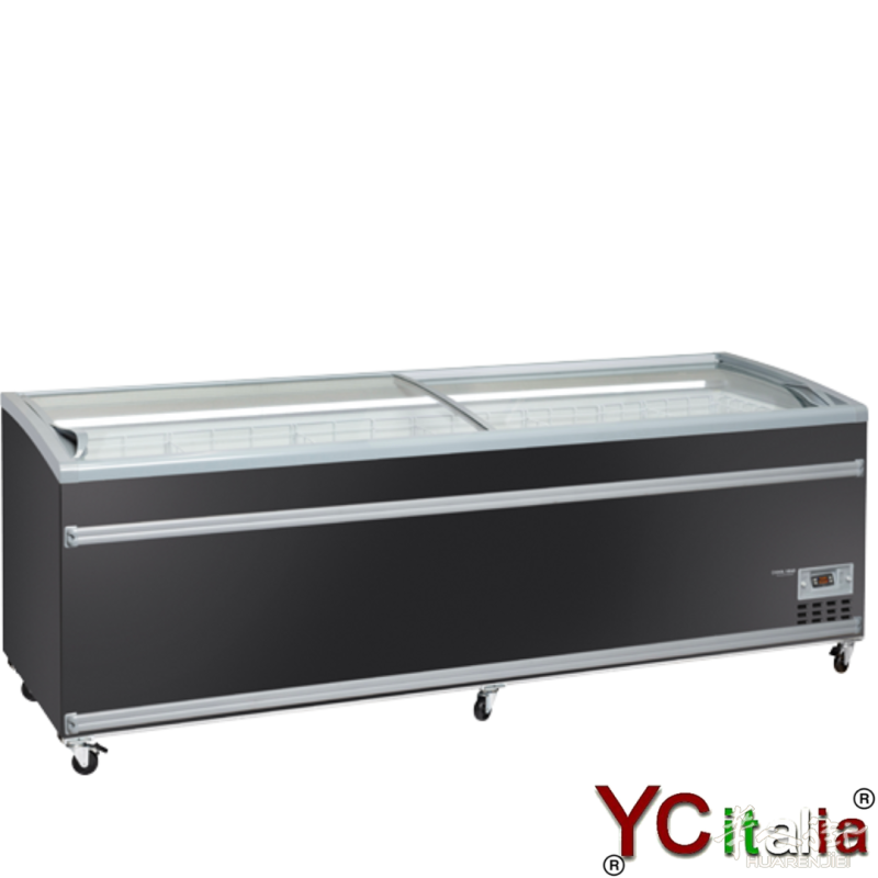 超市岛式冷冻柜,尺寸:2106x858x892,温度范围:L1 (-15°C~-18°C)。意大利境内免运费。