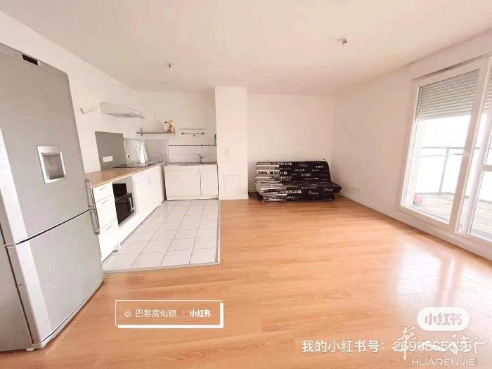 94 vitry 近13区t9沿线中央供暖热水一室一厅带阳台电梯公寓7月中起租
