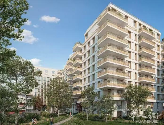 这座全新现代化住宅位于Courbevoie——昔日Guerlain和Vélosolex的工业摇篮