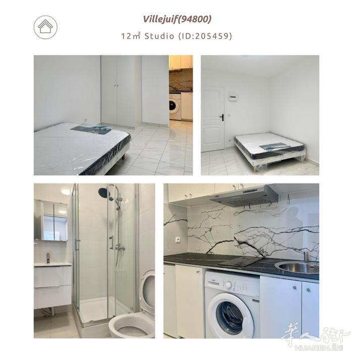 94省,Villejuif 15平的別墅 Studio  有家具