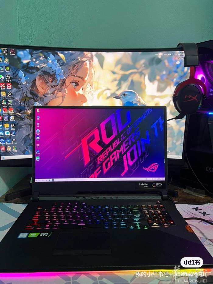 出二手游戏本ROG玩家国度rog旗舰游戏本 华硕败家之眼枪3plus，原价170