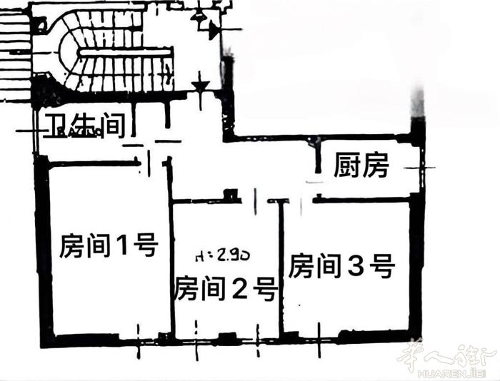 直达华人街超高性价比三室一厨一卫 看房联系微信：linxiguan