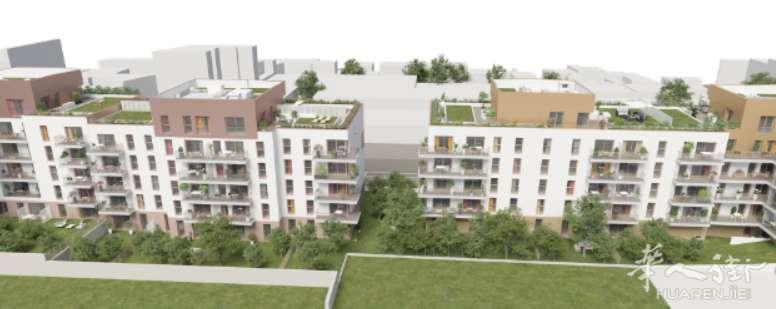 Aubervilliers市中心地铁房三房一厅36万5起