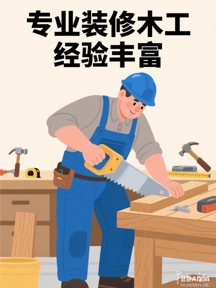 装修木工求职人在国内