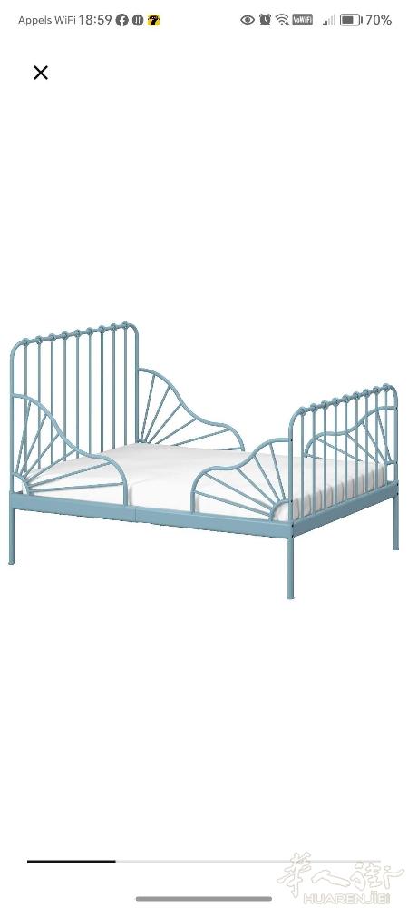 出 IKEA（MINNEN）可扩展儿童床架，有意私