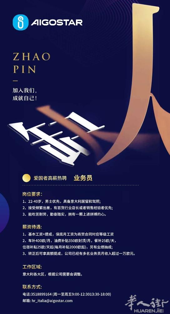 招聘业务员