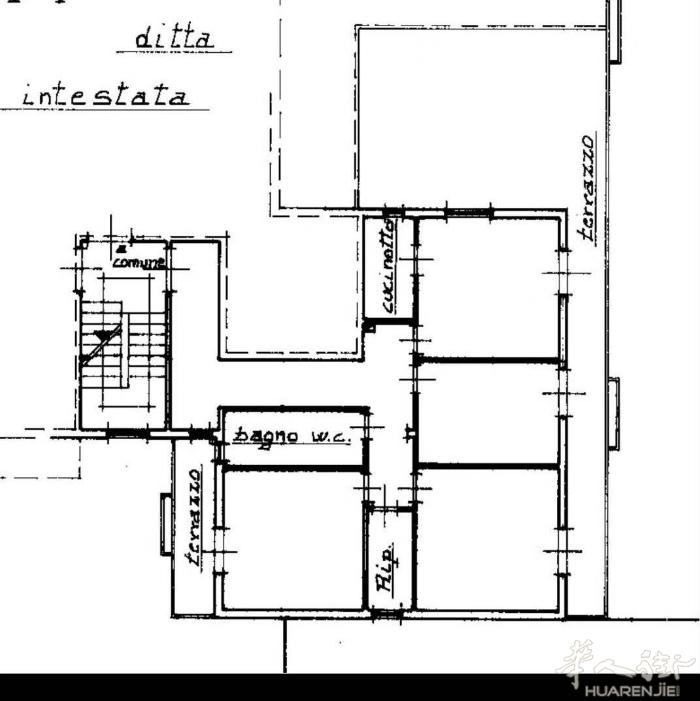 montemurlo 三房一厅出租，有家具，带车库，房租950包括物业费