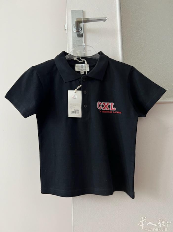法国名牌Christian Lacroix ,Polo unisexe  8岁男