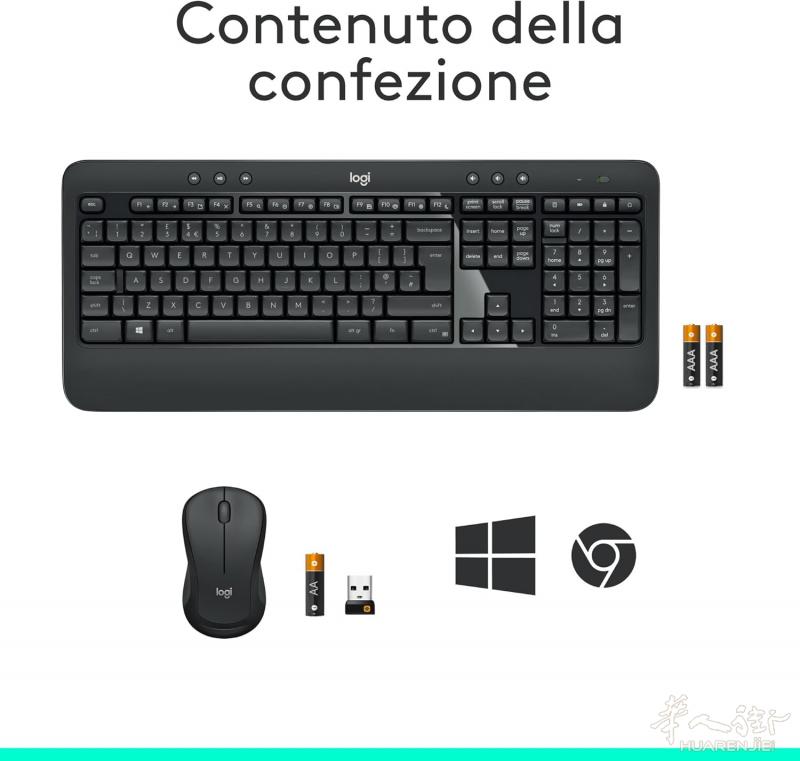 出无线罗技键盘和鼠标一套 Logitech MK540 全新盒装 没有开封