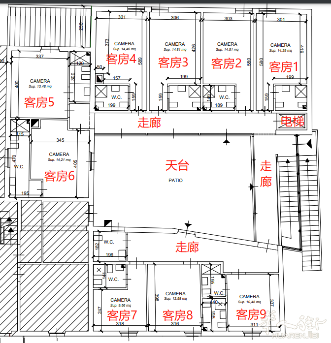 agliana 旅馆 +  餐馆 转让