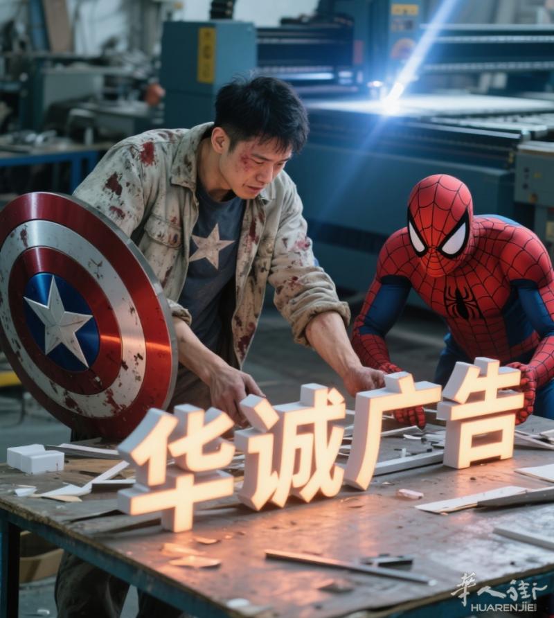 米兰华诚广告厂家 ★ 专注大型招牌与Led发光字