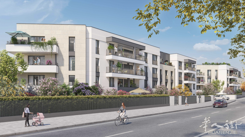 🏠大巴黎92省CHATENAY-MALABRY新房🌅城市距离小巴黎Porte d’Orléans仅8km，住宅坐落于Voltaire区核心地带