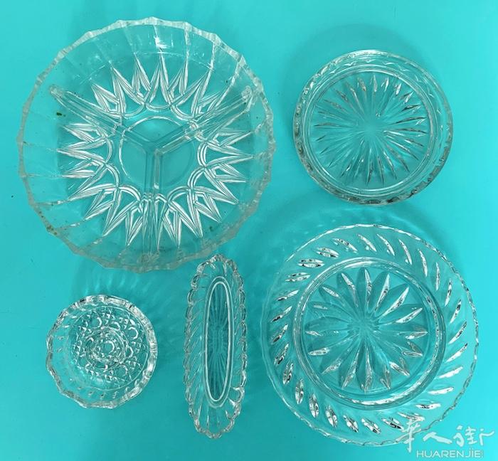 5件全新大小水晶制品