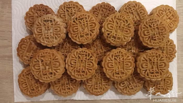 巴黎王阿姨手工月饼🥮 味道刚刚滴 五仁月饼