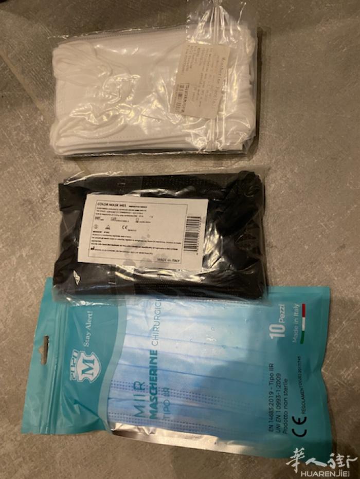 医用口罩一欧一包。