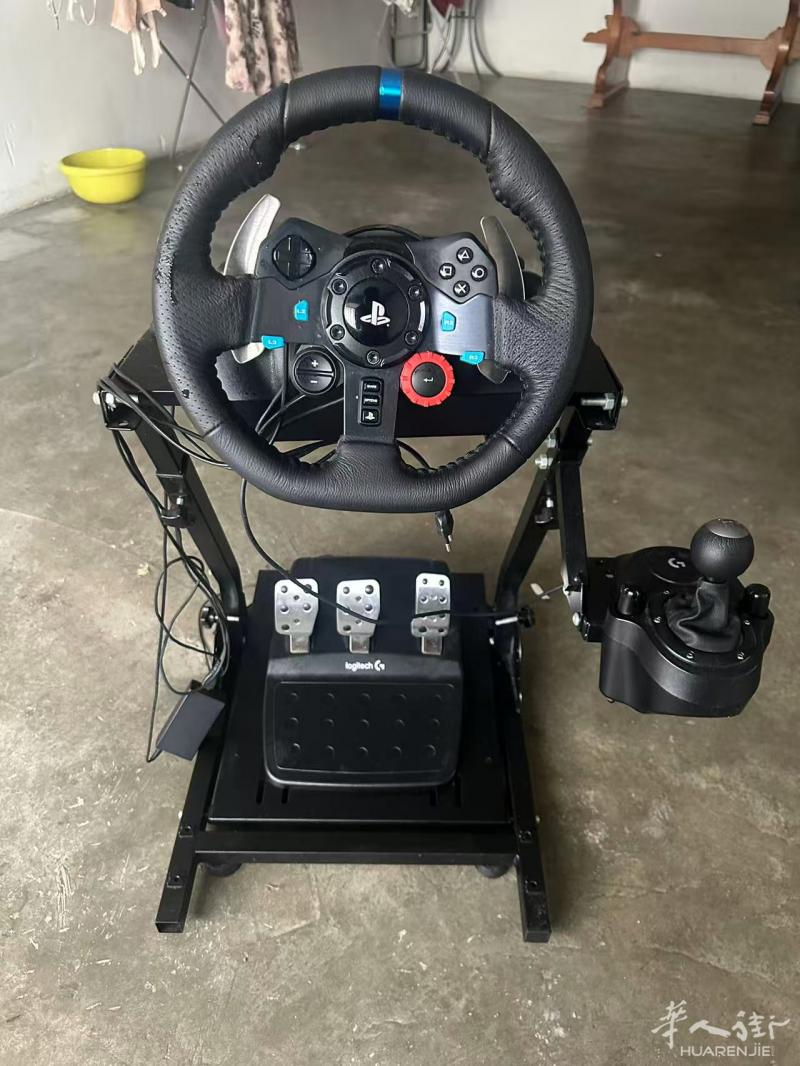 Logitech G29 + Pedaliera + Cambio H + Supporto 卖二手罗技G29 方向盘套装加支架