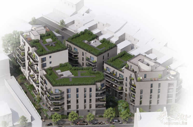 巴黎93区Aubervilliers运河 Canal Saint Denis地铁房，运河边新区