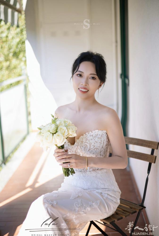 都灵专业化妆师 成人礼-婚礼跟妆-妈妈妆-伴娘团-晚宴妆-写真 （孕妇室内写真