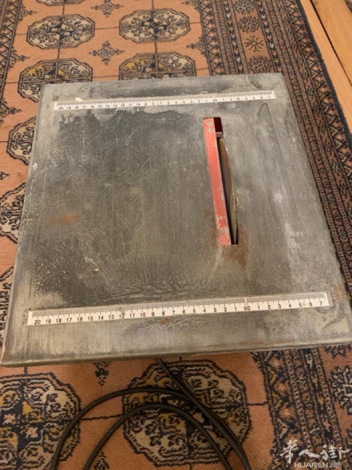 便携式瓷砖切割机，230V 600W，平台33x36厘米，装修必备