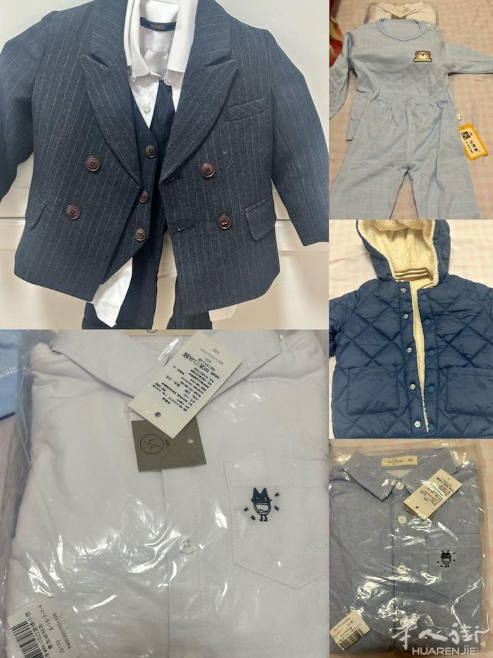 全新100码加绒外套。睡衣。衬衫。小西装（4件套）。便宜出。全包可议价。Empo
