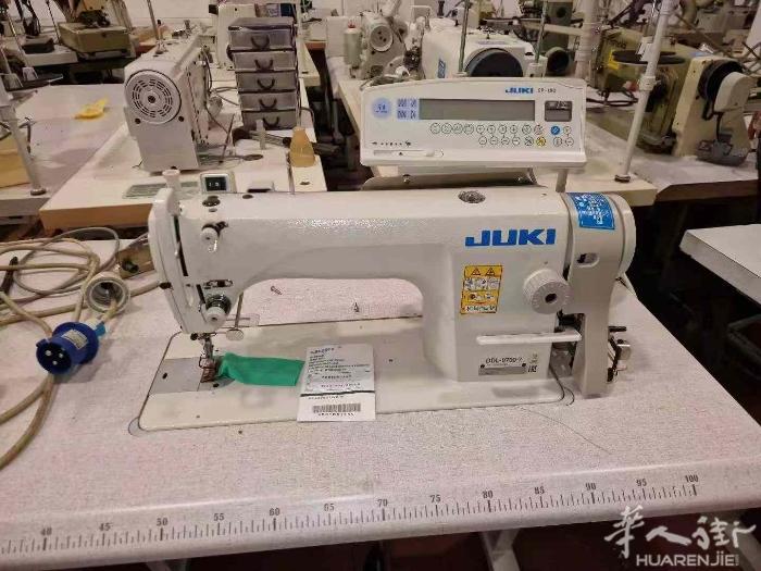 王师傅缝纫机店出售全新的Juki8700-7,可以自动抬脚，也可以靠脚，可以用旧